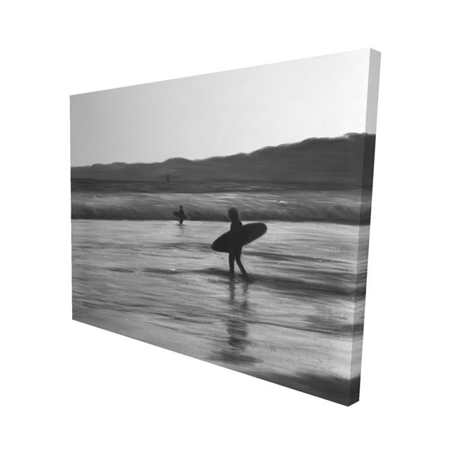16 x 20 in. Surfers-Print on Canvas