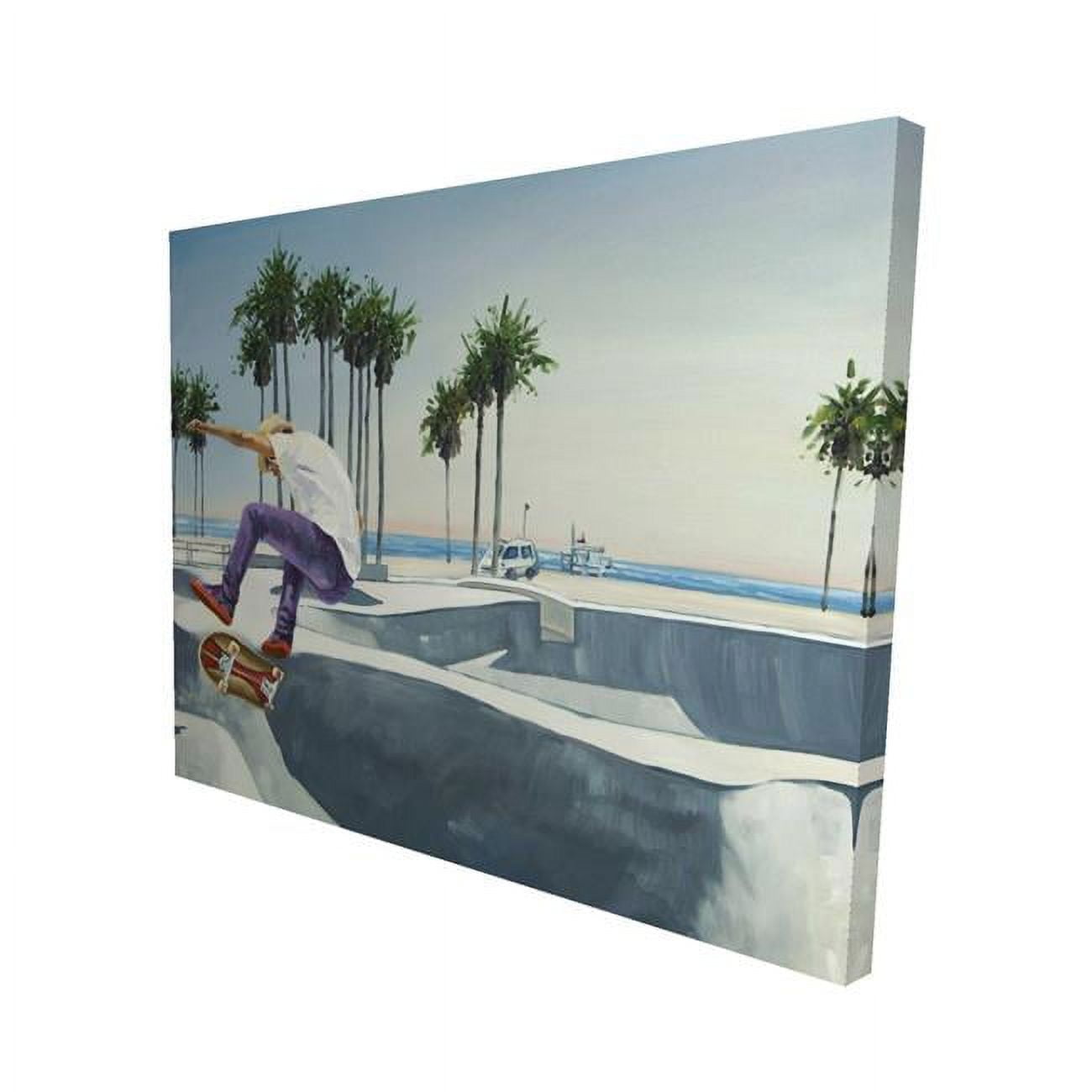 16 x 20 in. Skate Park California-Print on Canvas