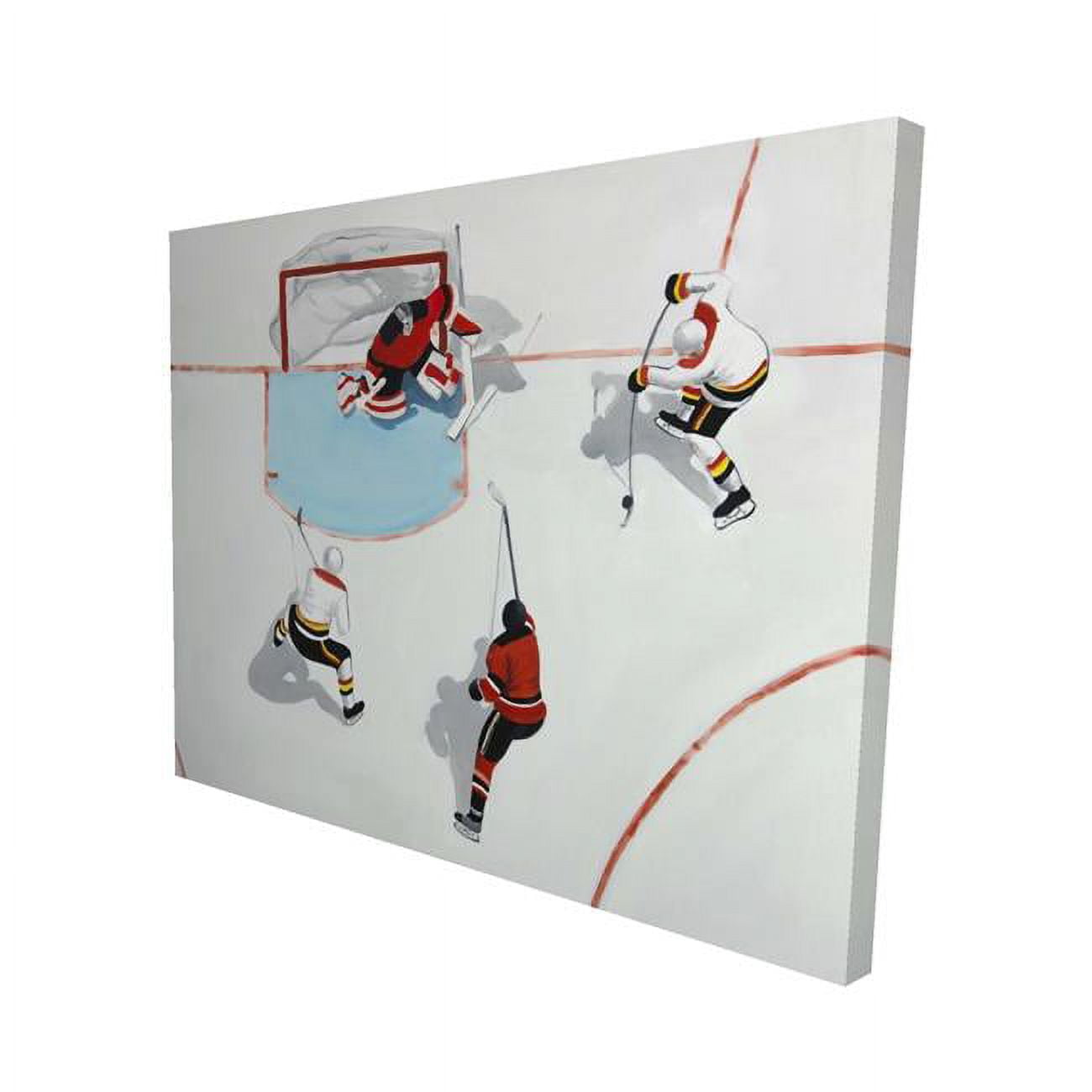 16 x 20 in. Eventful Hockey Game-Print on Canvas
