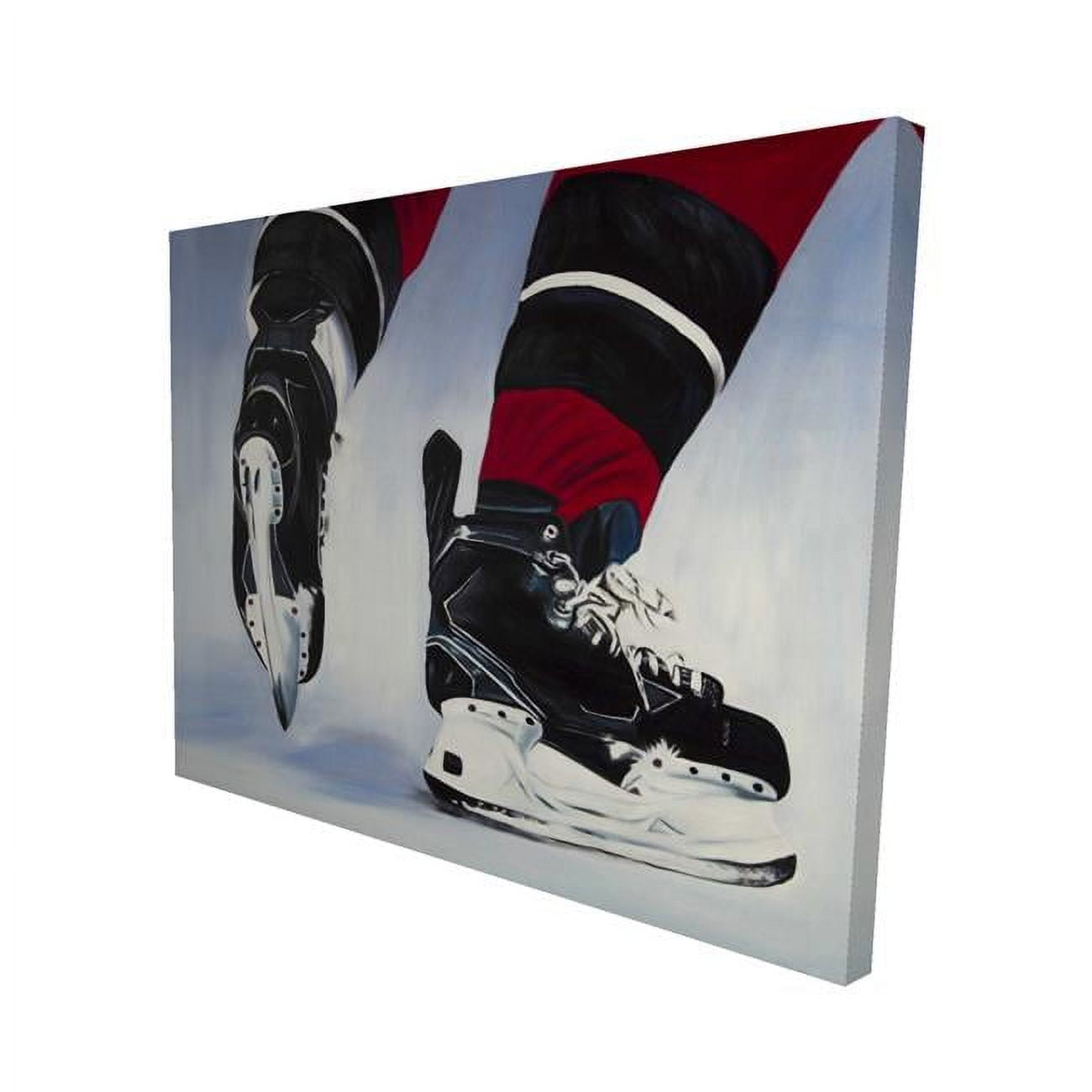 16 x 20 in. Hockey Player-Print on Canvas