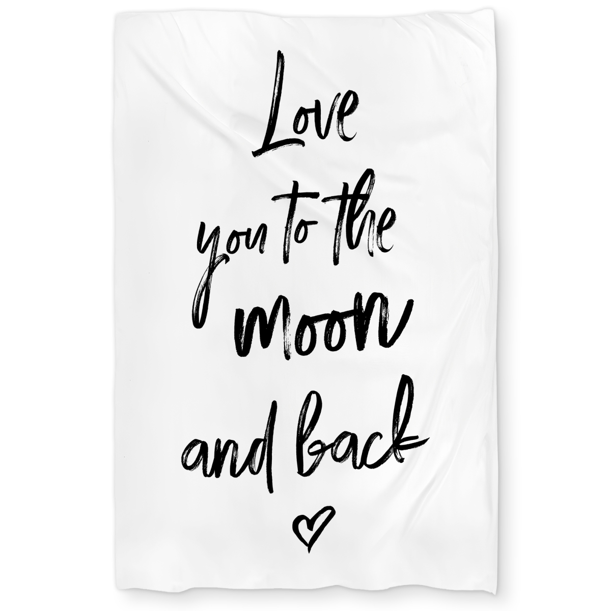 C1DCTXLWUTN3PX Love You To the Moon & Back Twin Size Extra Long Duvet Cover - Romantic Space Decor