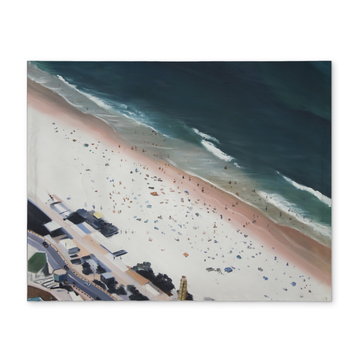 Picture of Begin Home Decor CPPM1418NY1N7U 14 x 18 in. Coastal Bedroom Sea Polyester Placemat - Hot Day at the Beach