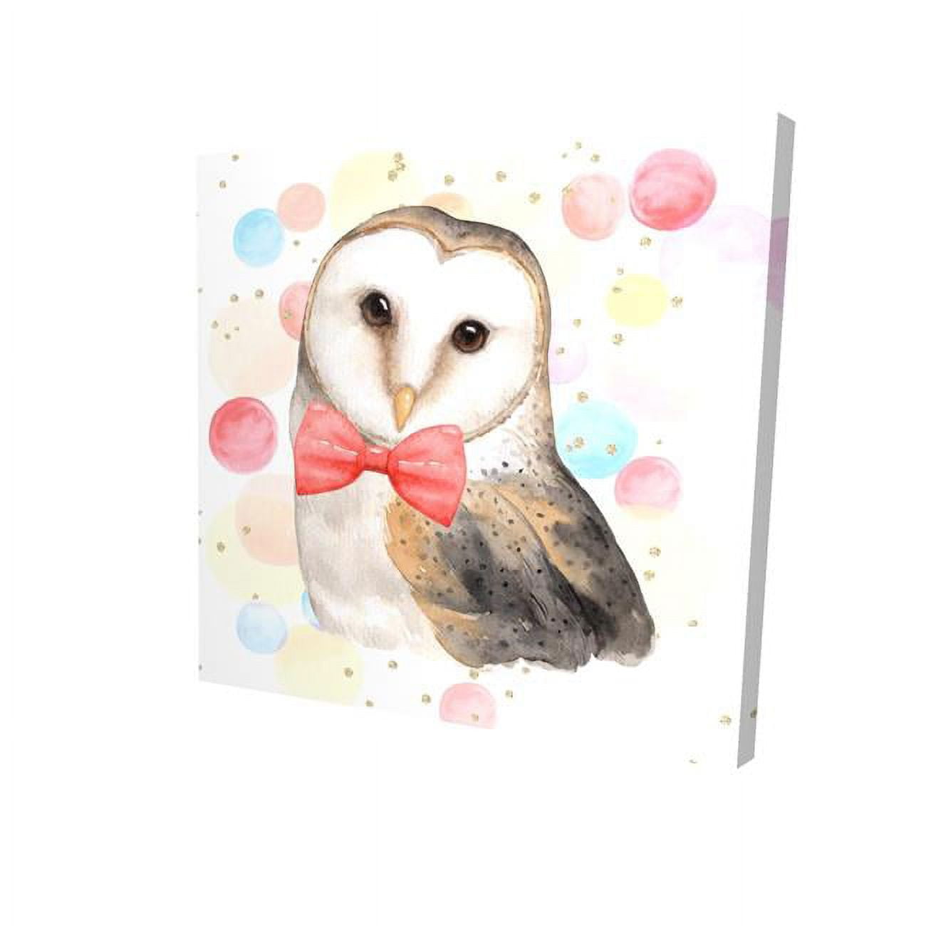 32 x 32 in. Chic Owl-Print on Canvas
