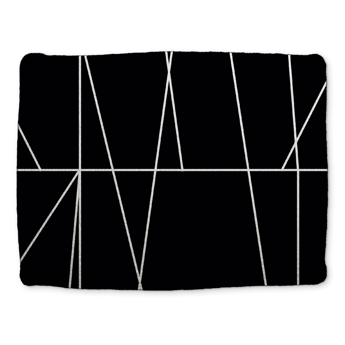 Picture of Begin Home Decor CBPM14184VOT5Q 14 x 18 in. White Stripes Abstract Braided Polyester Placemat - Home Decor