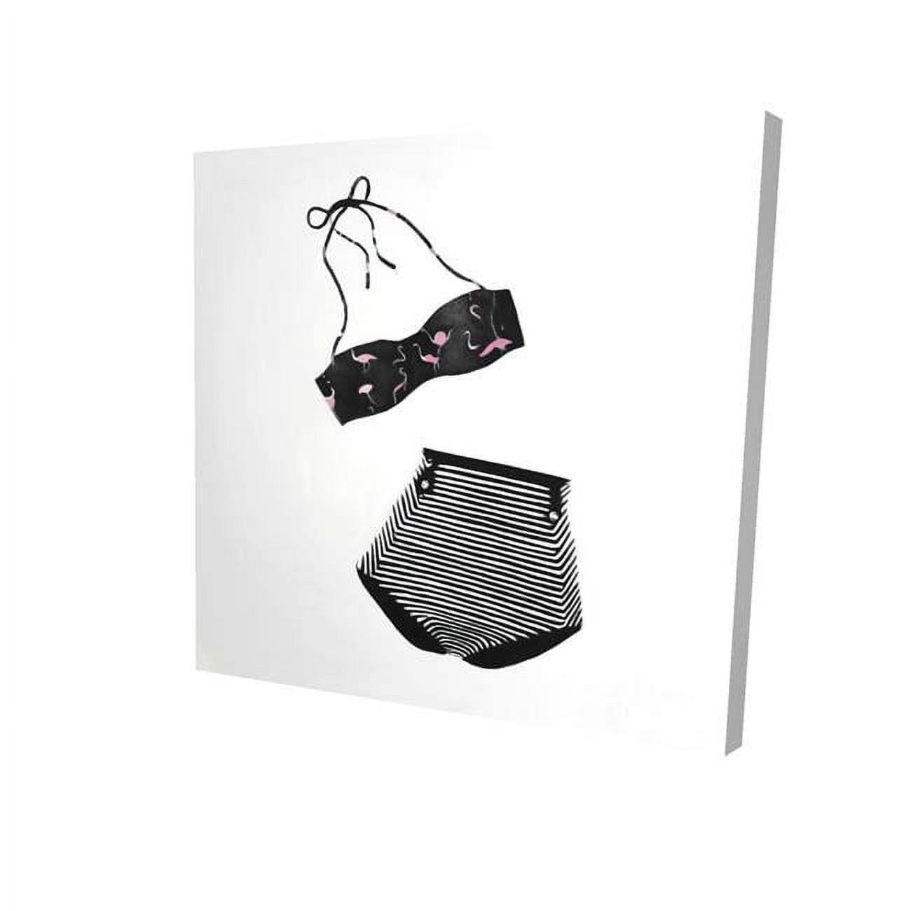 16 x 16 in. Vintage Womens Swimsuit-Print on Canvas