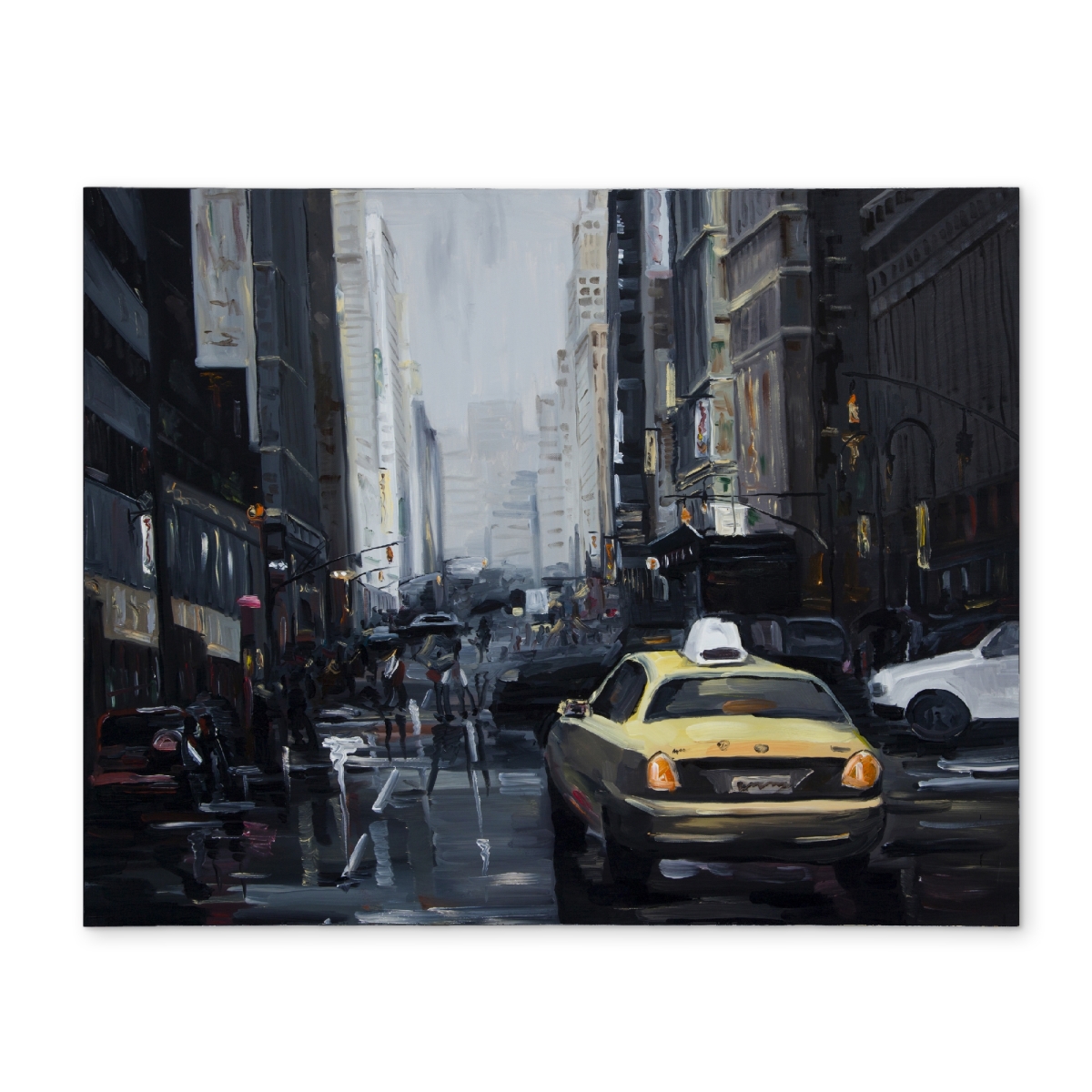 Picture of Begin Home Decor CPPM141898DL93 14 x 18 in. York in the Dark Gray Polyester Placemat - Home Decor