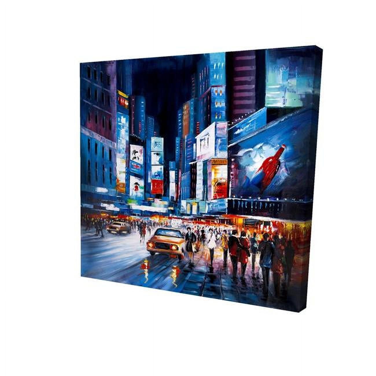 32 x 32 in. Times Square Perspective-Print on Canvas