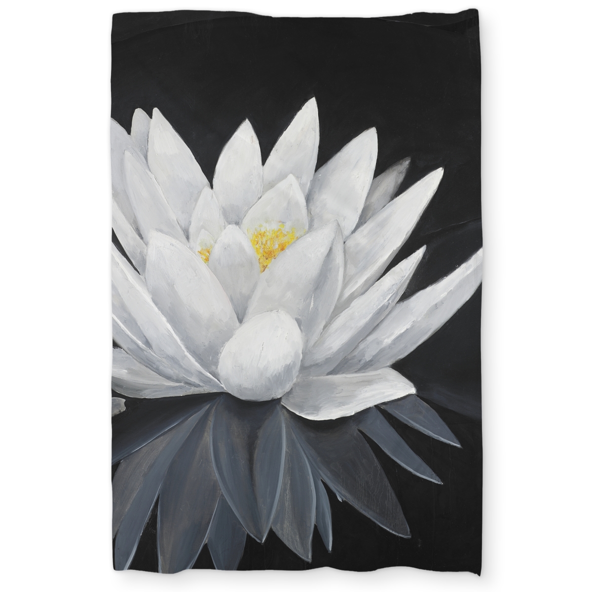 C1DCTXLW7THSKB Lotus Flower with Reflection - Botanical Contemporary Twin Size Extra Long Duvet Cover