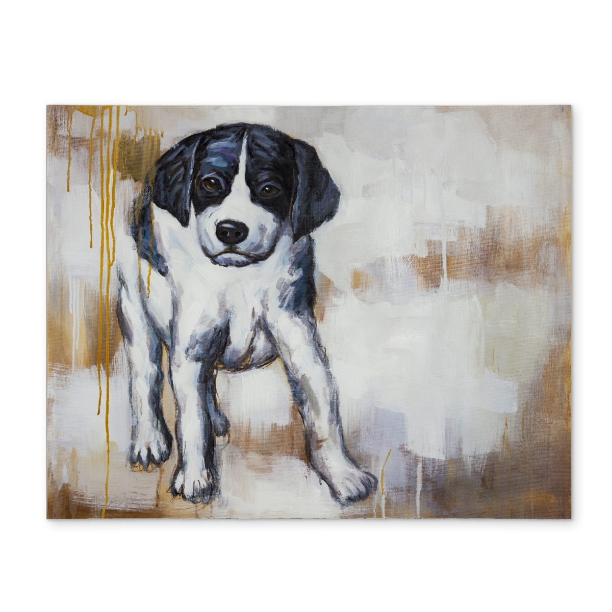 Picture of Begin Home Decor CPPM1418TN586D 14 x 18 in. Curious Puppy Dog Polyester Placemat - Contemporary Home Decor