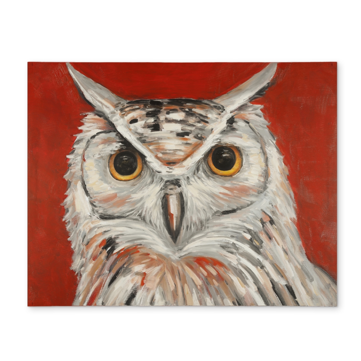 Picture of Begin Home Decor CPPM1418PVP48K 14 x 18 in. Colorful Eagle Owl Polyester Placemat - Modern Home Decor
