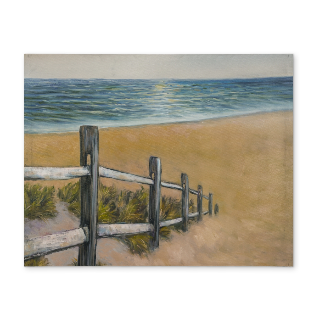 Picture of Begin Home Decor CPPM1418UQNY9E 14 x 18 in. Quiet Seaside Coastal Sea Polyester Placemat - Home Decor