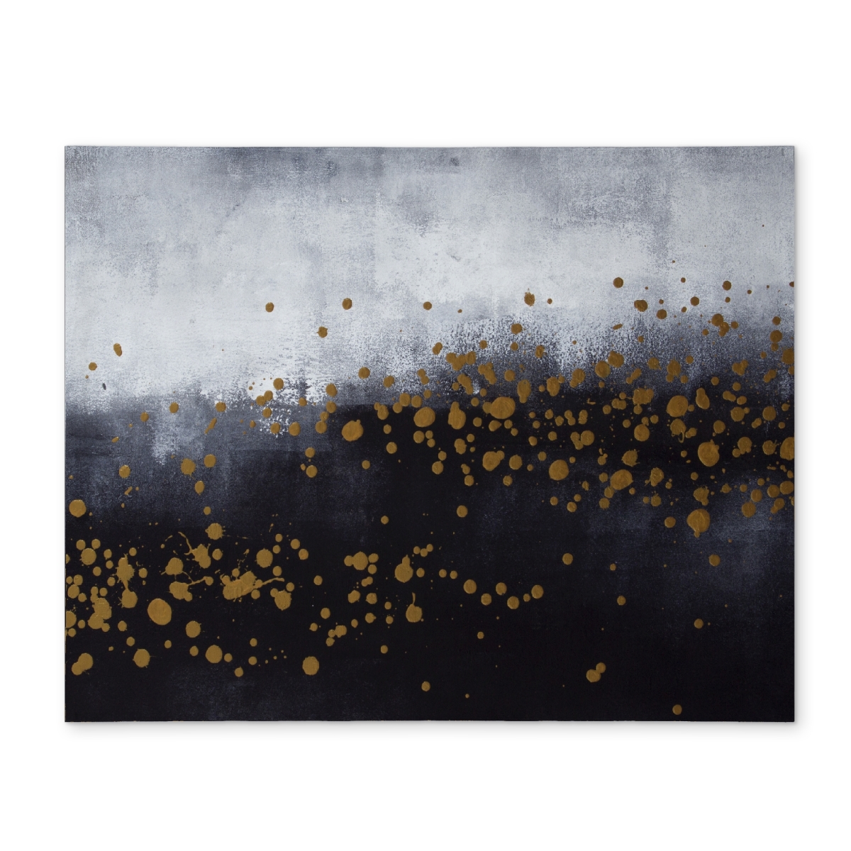 Picture of Begin Home Decor CPPM14183PA4R9 14 x 18 in. Pattern Contemporary Bedroom Placemat - Gray & Gold Dots Decor