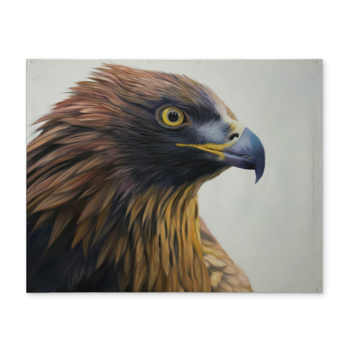 CPPM141845VS3I 14 x 18 in. Brown-Headed Eagle Western Brown Bedroom Polyester Placemat