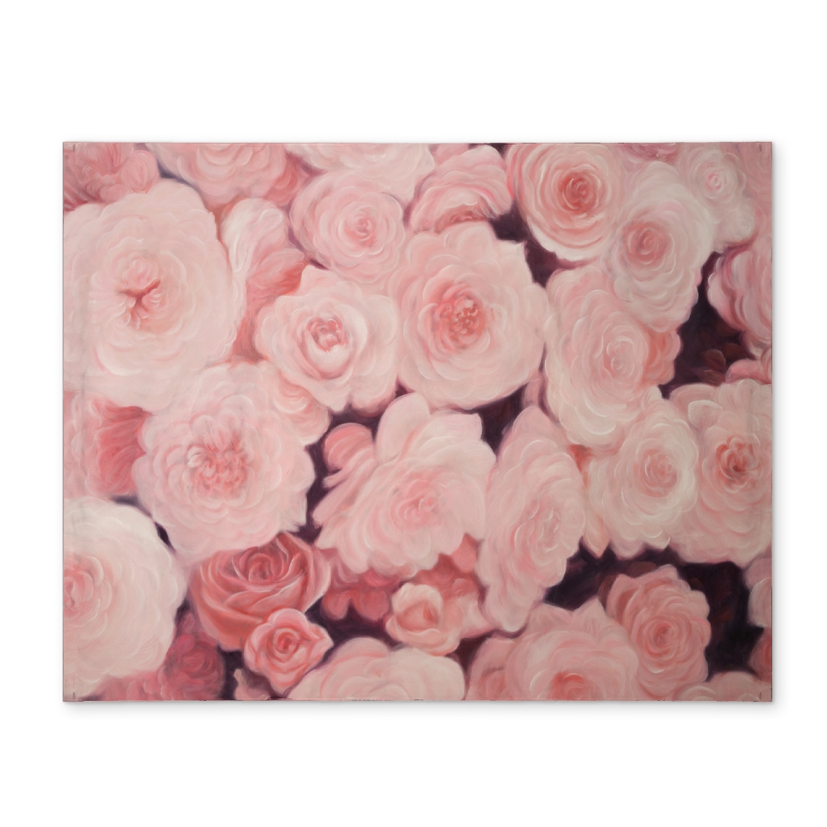Picture of Begin Home Decor CPPM1418D6FQ03 14 x 18 in. Romantic Pink Flower Field Polyester Placemat - Home Decor