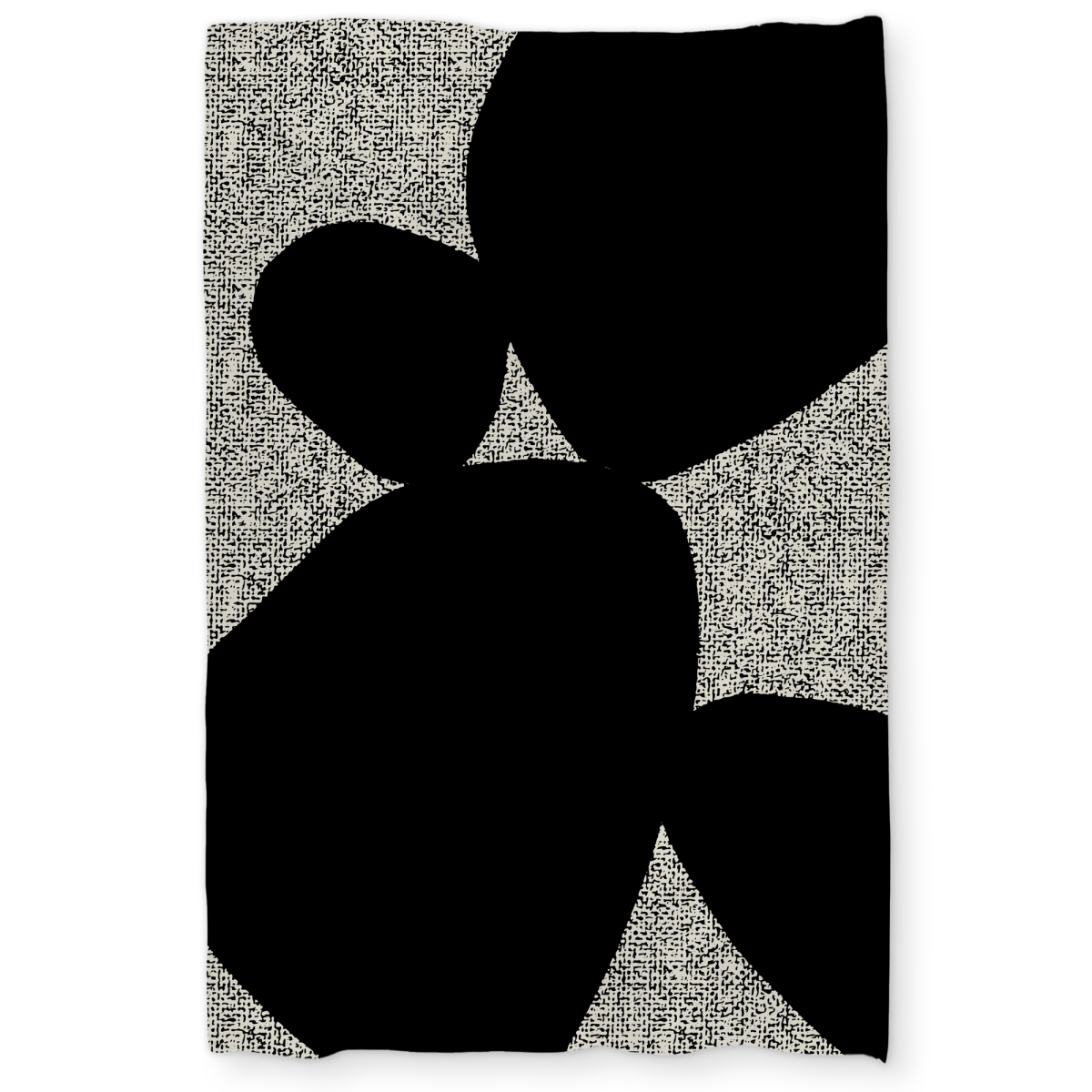 C1DCTXLWT054EM Cover Up Black Patterns Twin Size Extra Long Duvet Cover - Stylish Home Decor