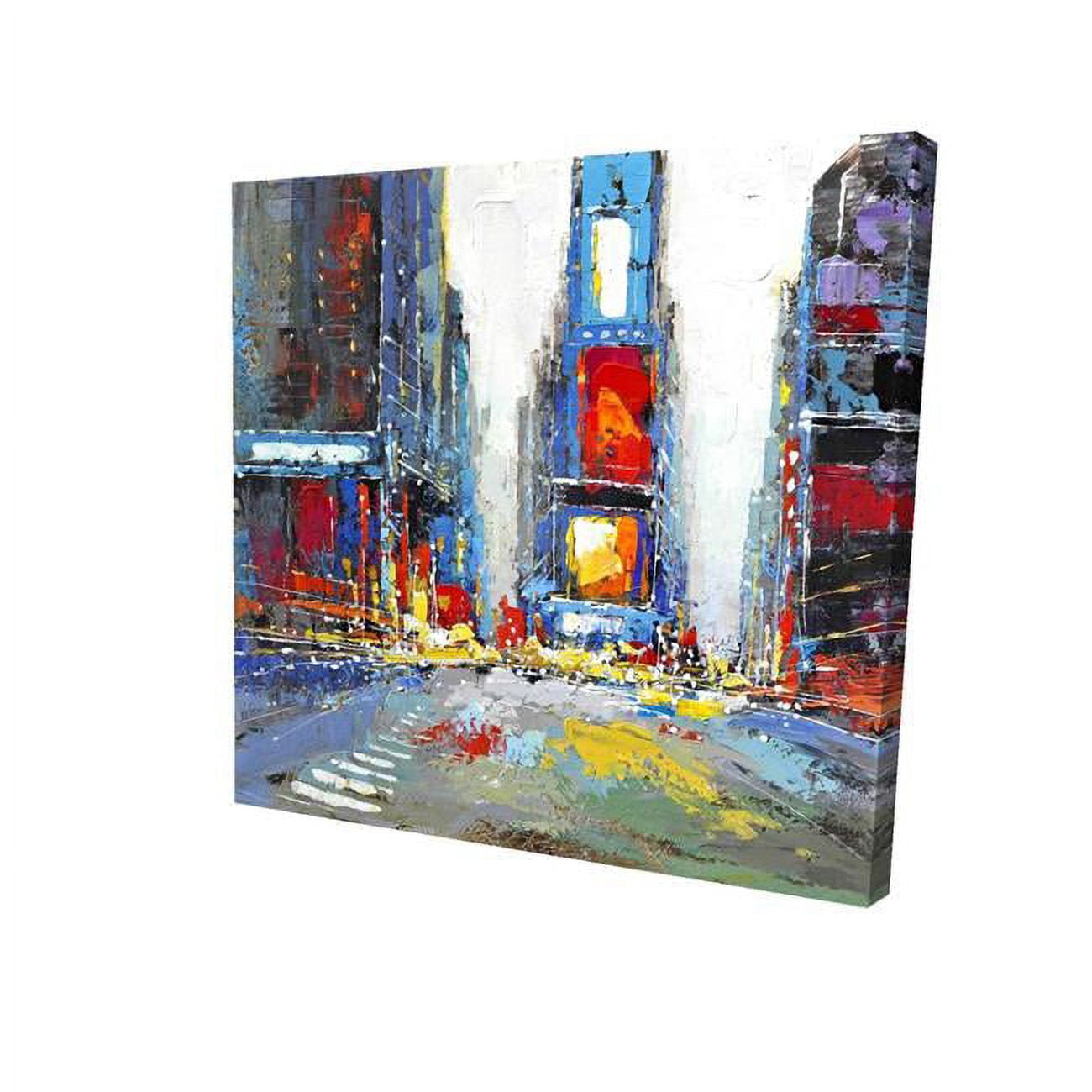 32 x 32 in. Abstract & Colorful Buildings-Print on Canvas