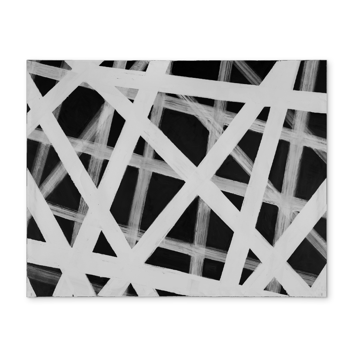 Picture of Begin Home Decor CPPM1418F2C57J 14 x 18 in. Geometric Stripes Polyester Placemat - Abstract Minimalist Decor