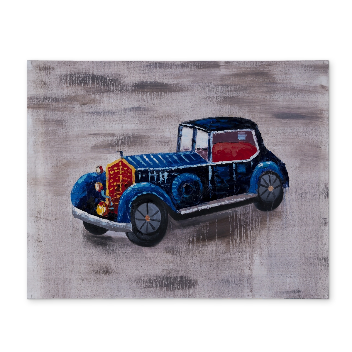 Picture of Begin Home Decor CPPM14188HIL8J 14 x 18 in. Toy Car Blue Transportation Bedroom Placemat - Polyester Decor