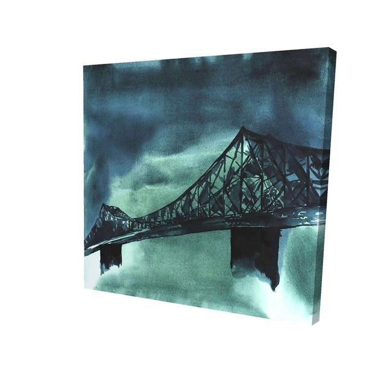 32 x 32 in. Montreal Jacques-Cartier Bridge-Print on Canvas