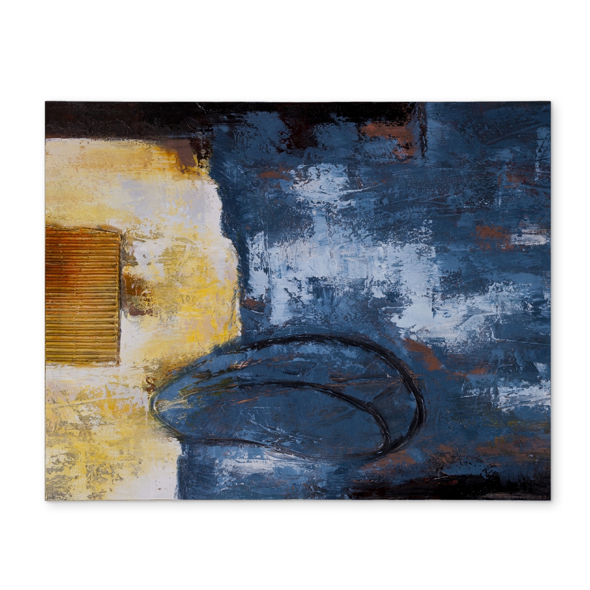 Picture of Begin Home Decor CPPM14187NT21T 14 x 18 in. Abstract Art Numbers Placemat - Modern Bedroom Decor