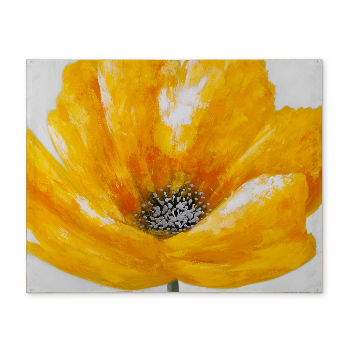 Picture of Begin Home Decor CPPM14180C105F 14 x 18 in. Yellow Floral Polyester Placemat - Beautiful Flower Home Decor