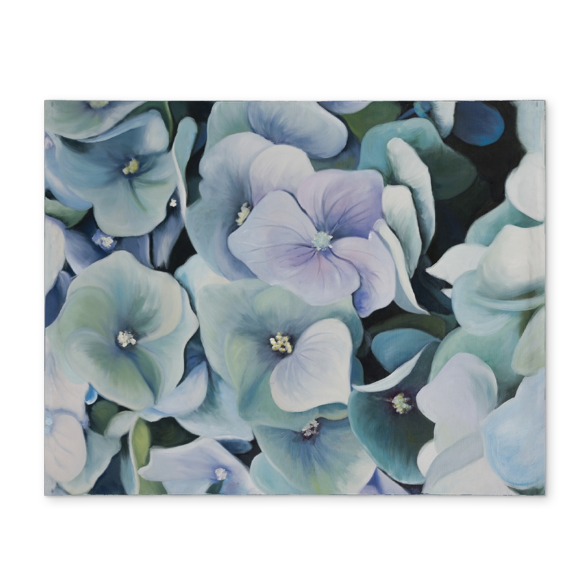 Picture of Begin Home Decor CPPM1418I4M0HM 14 x 18 in. Hydrangea Plant Placemat - Purple Botanical Bedroom Decor