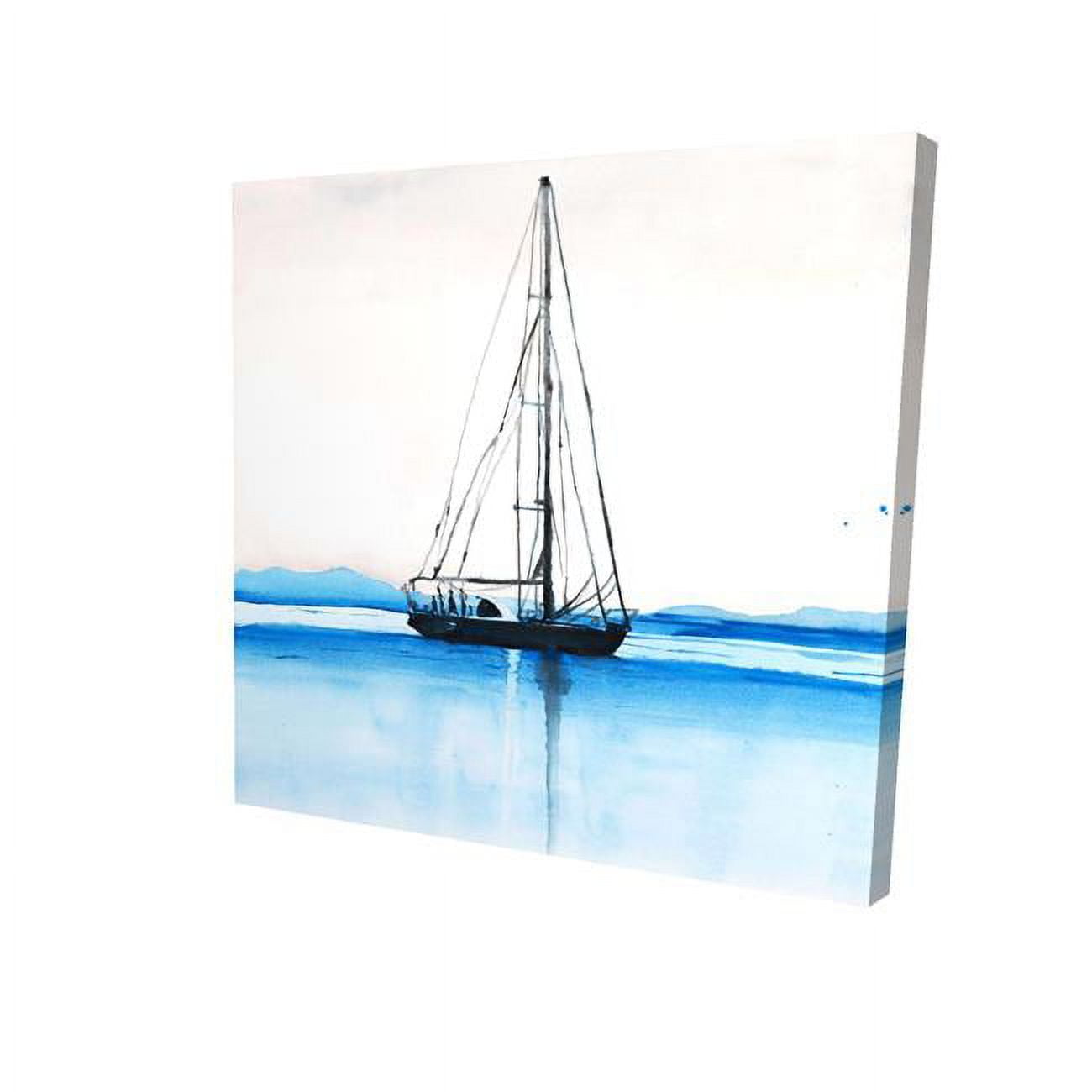 32 x 32 in. Sailboat on A Calm Water-Print on Canvas