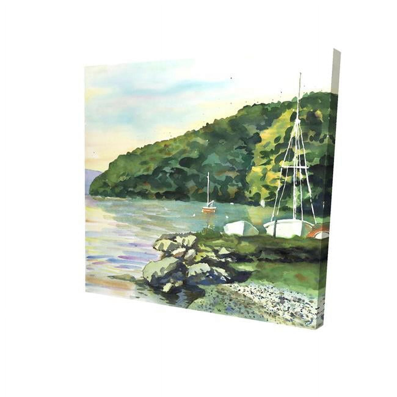 32 x 32 in. Sailboat Day-Print on Canvas