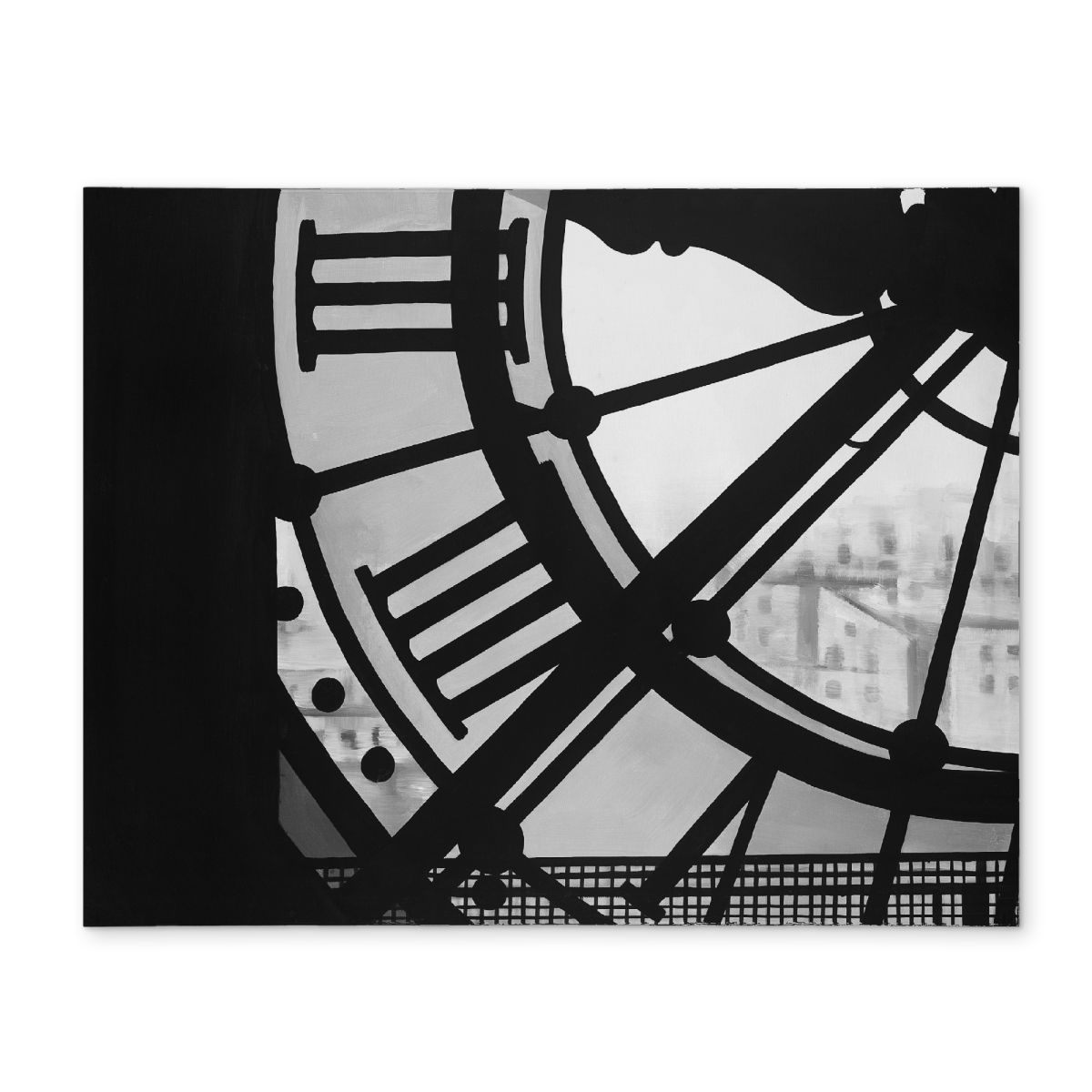 CPPM1418Y9N0CY 14 x 18 in. Polyester Placemat - Clock at the Orsay Museum - Home Decor