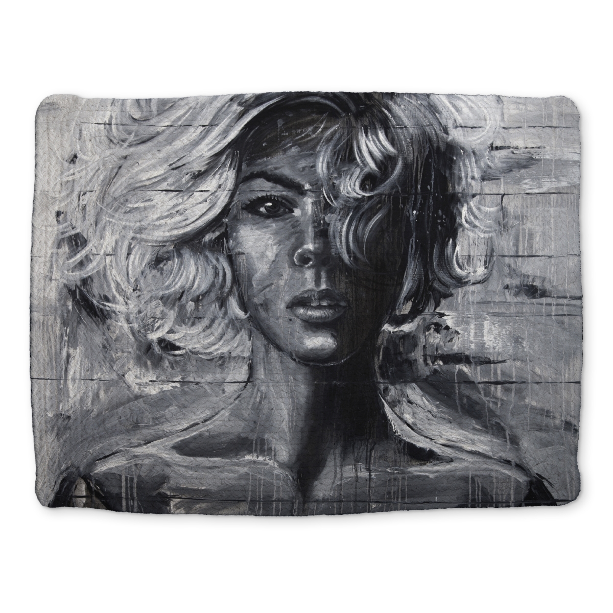 Picture of Begin Home Decor CBPM1418GIJN6Z 14 x 18 in. Gentle Woman White Braided Polyester Placemat - Home Decor