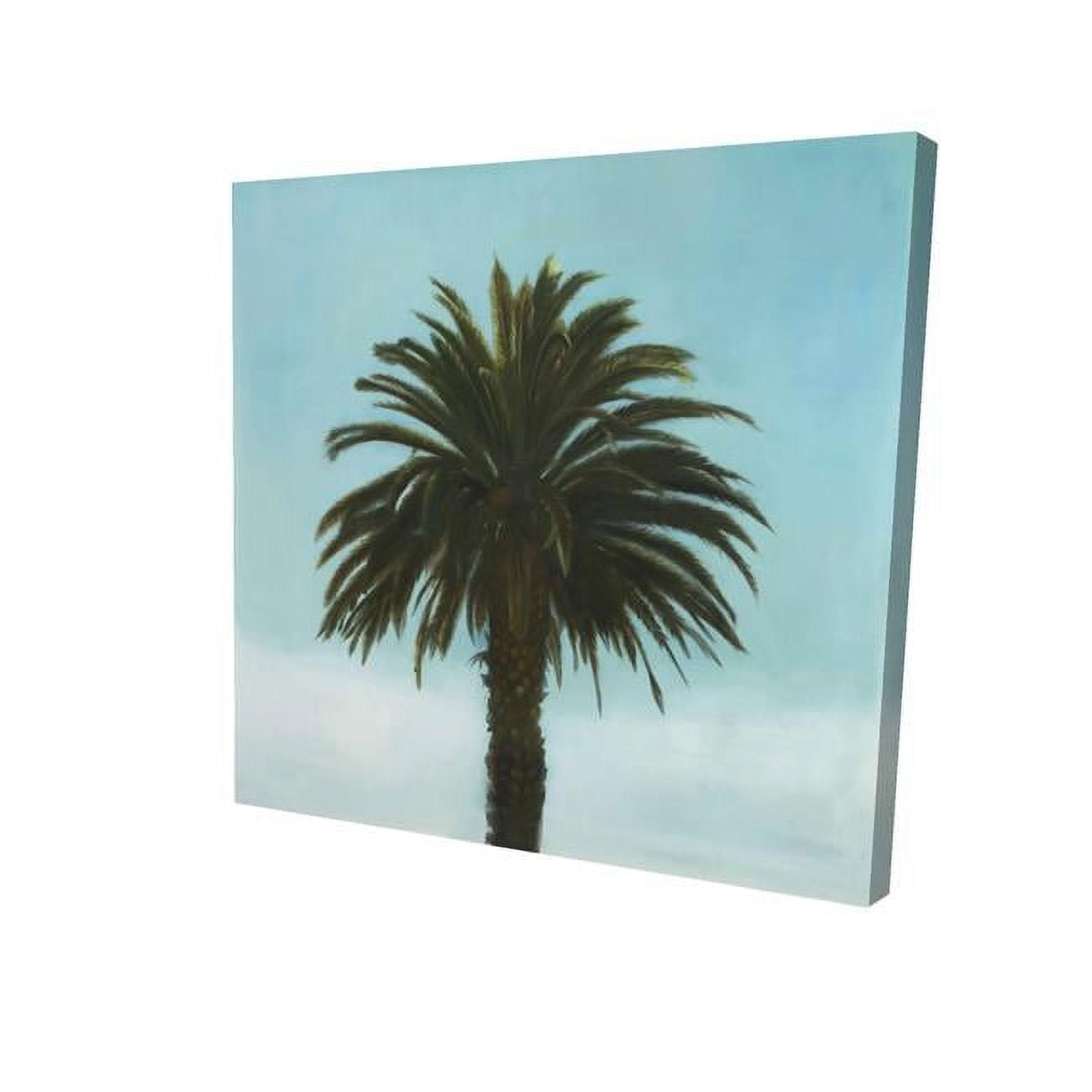 32 x 32 in. Tropical Palm-Print on Canvas