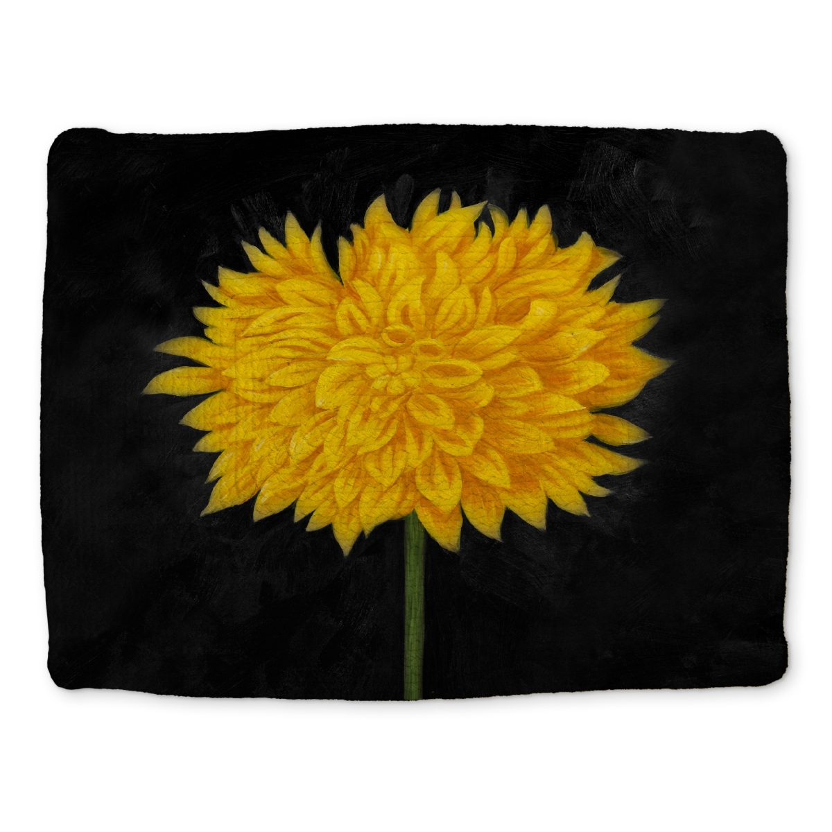 Picture of Begin Home Decor CBPM1418NCJBL7 14 x 18 in. Rustic Yellow Chrysanthemum Placemat - Botanical Bedroom Decor