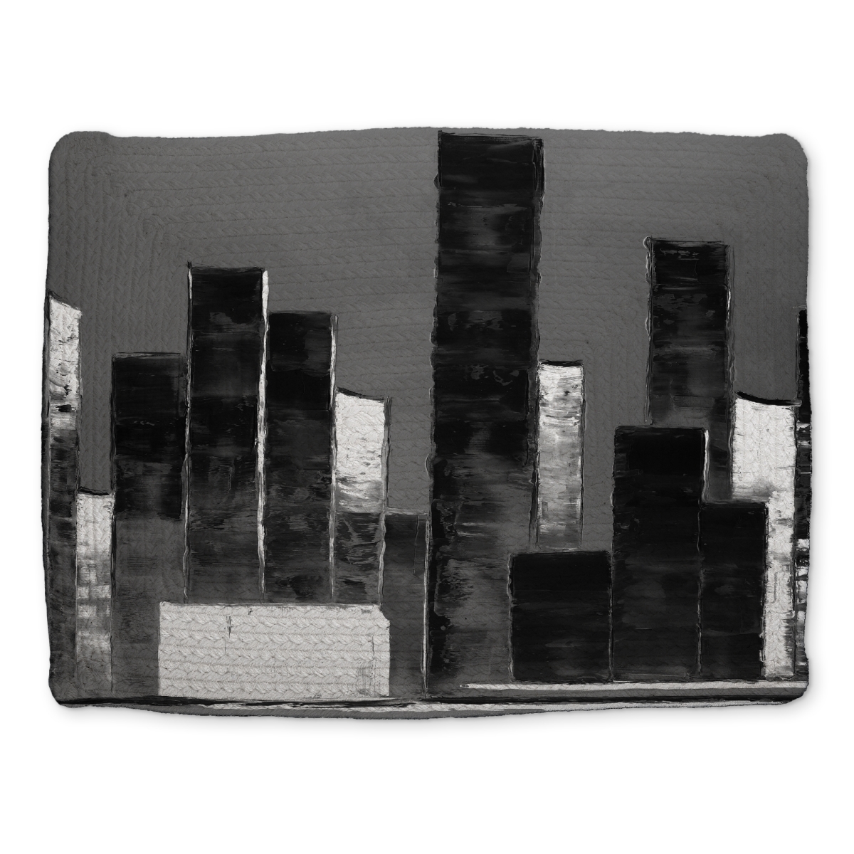 Picture of Begin Home Decor CBPM1418O8EIBB 14 x 18 in. Abstract Buildings Placemat - Cities Bedroom Polyester Decor