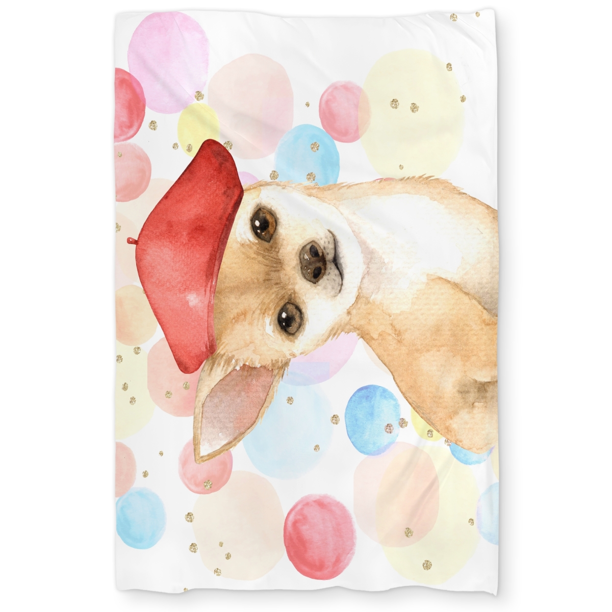 C1DCTXLW3PXOUD Chihuahua Dog Artist Twin Size Extra Long Duvet Cover - Bedroom Decor Illustrative