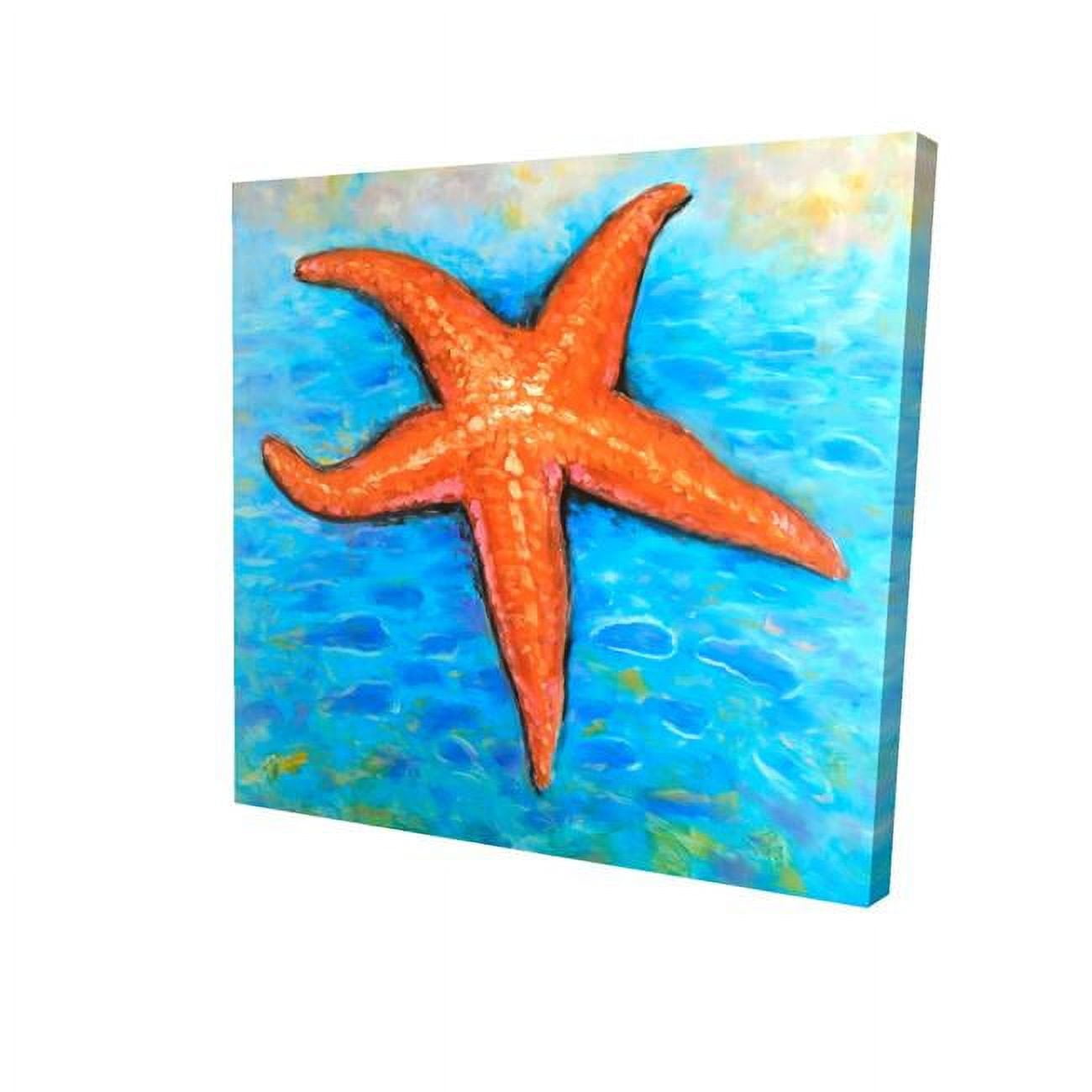 32 x 32 in. Starfish in the Sea-Print on Canvas