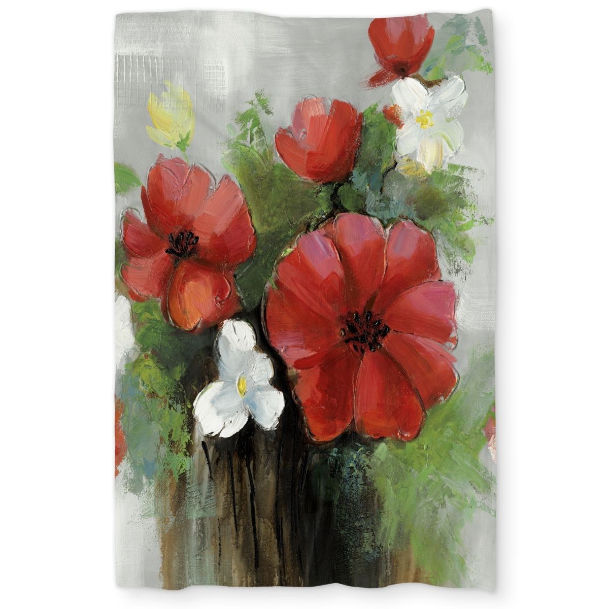 C1DCTXLW1KIY68 Abstract Wild Flowers Bundle - Modern Floral Twin Size Extra Long Duvet Cover
