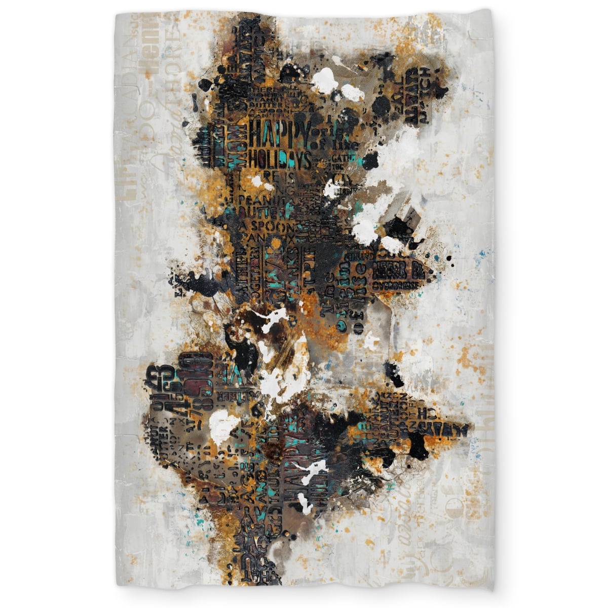 C1DCTXLWRLLOFD Abstract World Map Cities Modern Twin Size Extra Long Duvet Cover - Home Decor