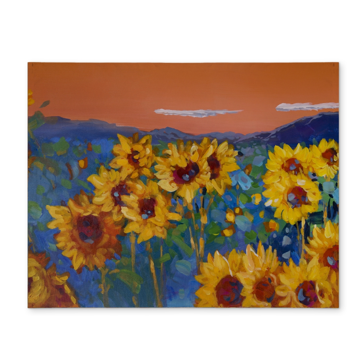 Picture of Begin Home Decor CPPM1418A37JT8 14 x 18 in. Sunflowers by Dawn Floral Botanical Bedroom Placemat Decor