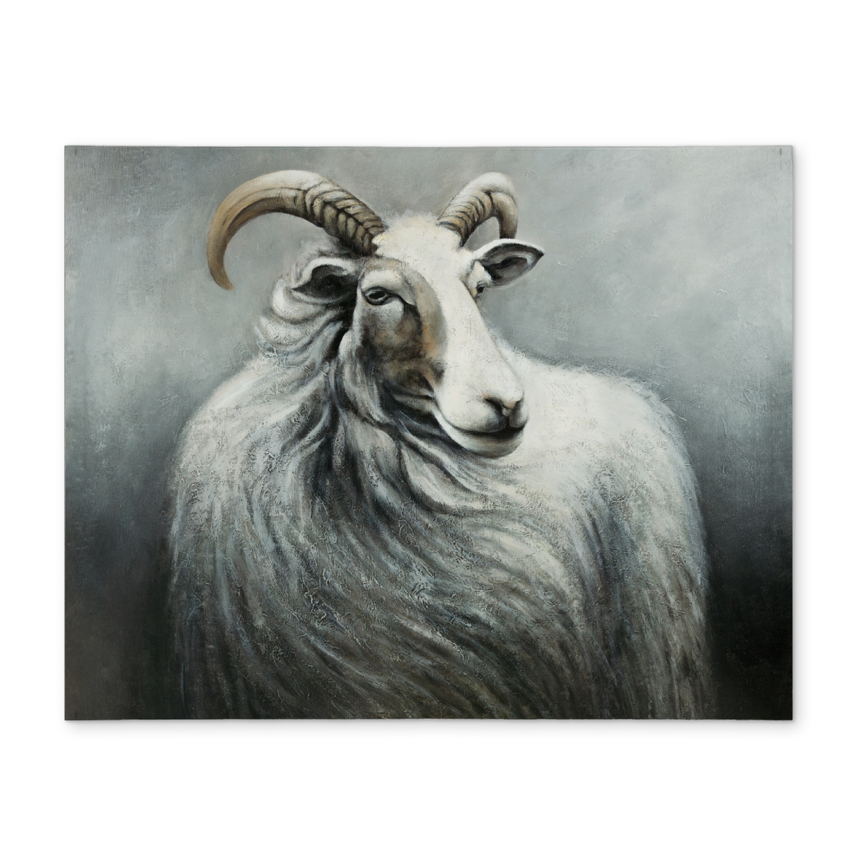 Picture of Begin Home Decor CPPM1418KW0VX9 14 x 18 in. Cashmere Goat Rustic Polyester Placemat - Farmhouse Decor
