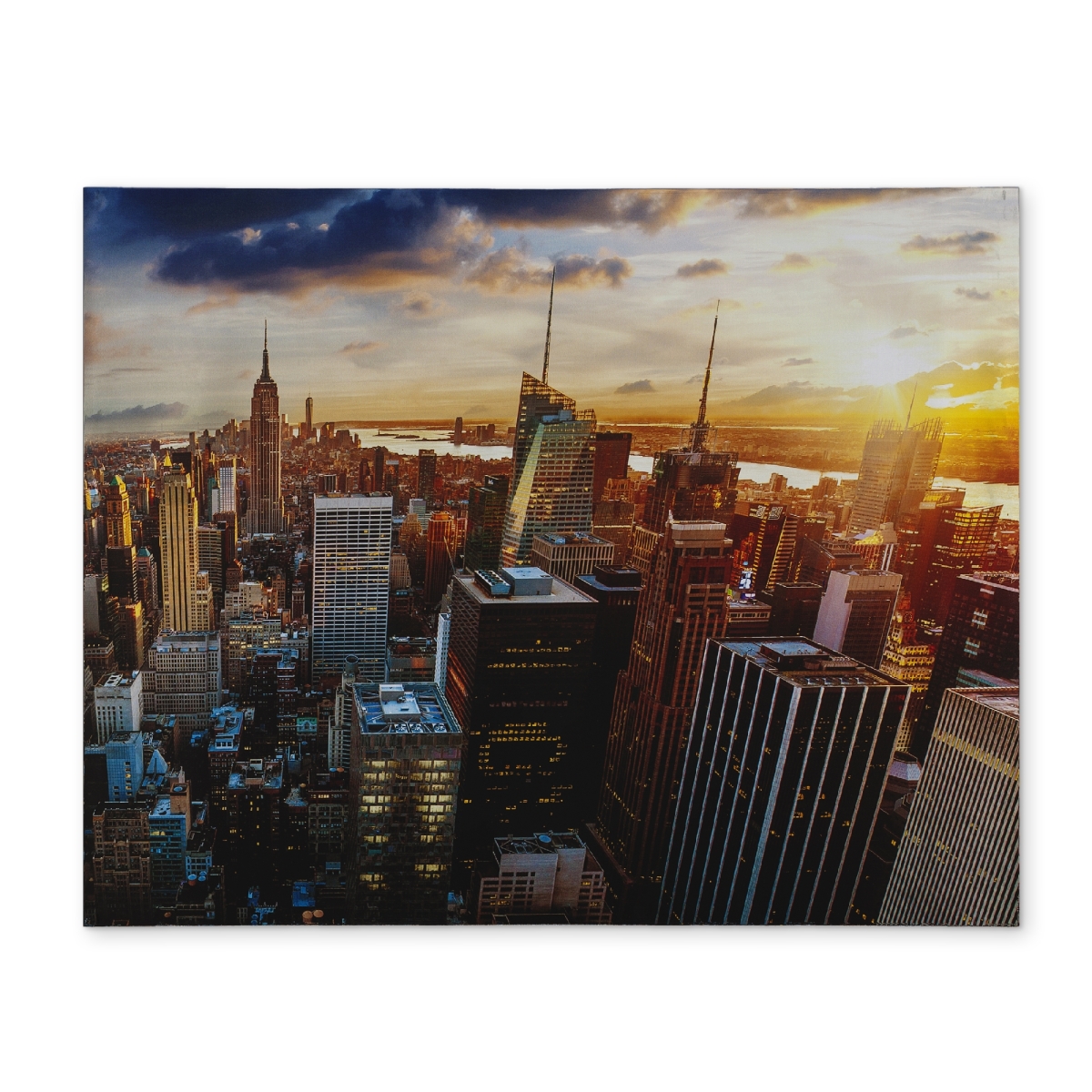Picture of Begin Home Decor CPPM1418VQC9OG 14 x 18 in. City of York by Dawn Hyperrealist Bedroom Polyester Placemat