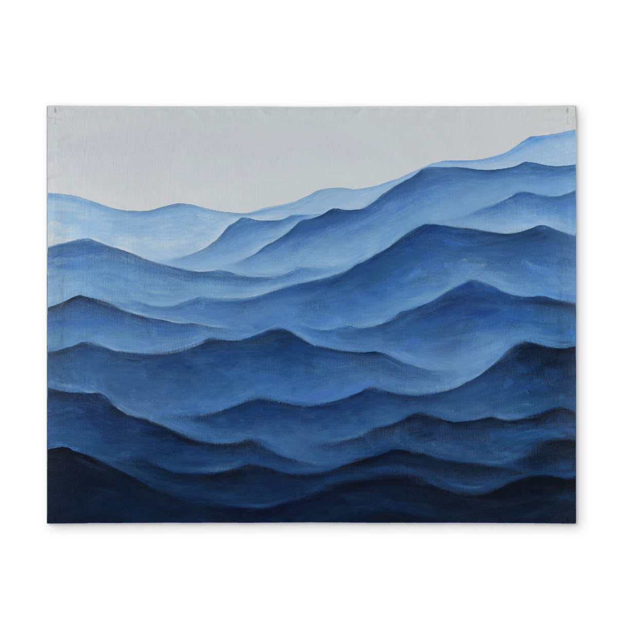 Picture of Begin Home Decor CPPM14181JULYQ 14 x 18 in. Blue Ocean Minimalist Sea Bedroom Polyester Placemat Decor