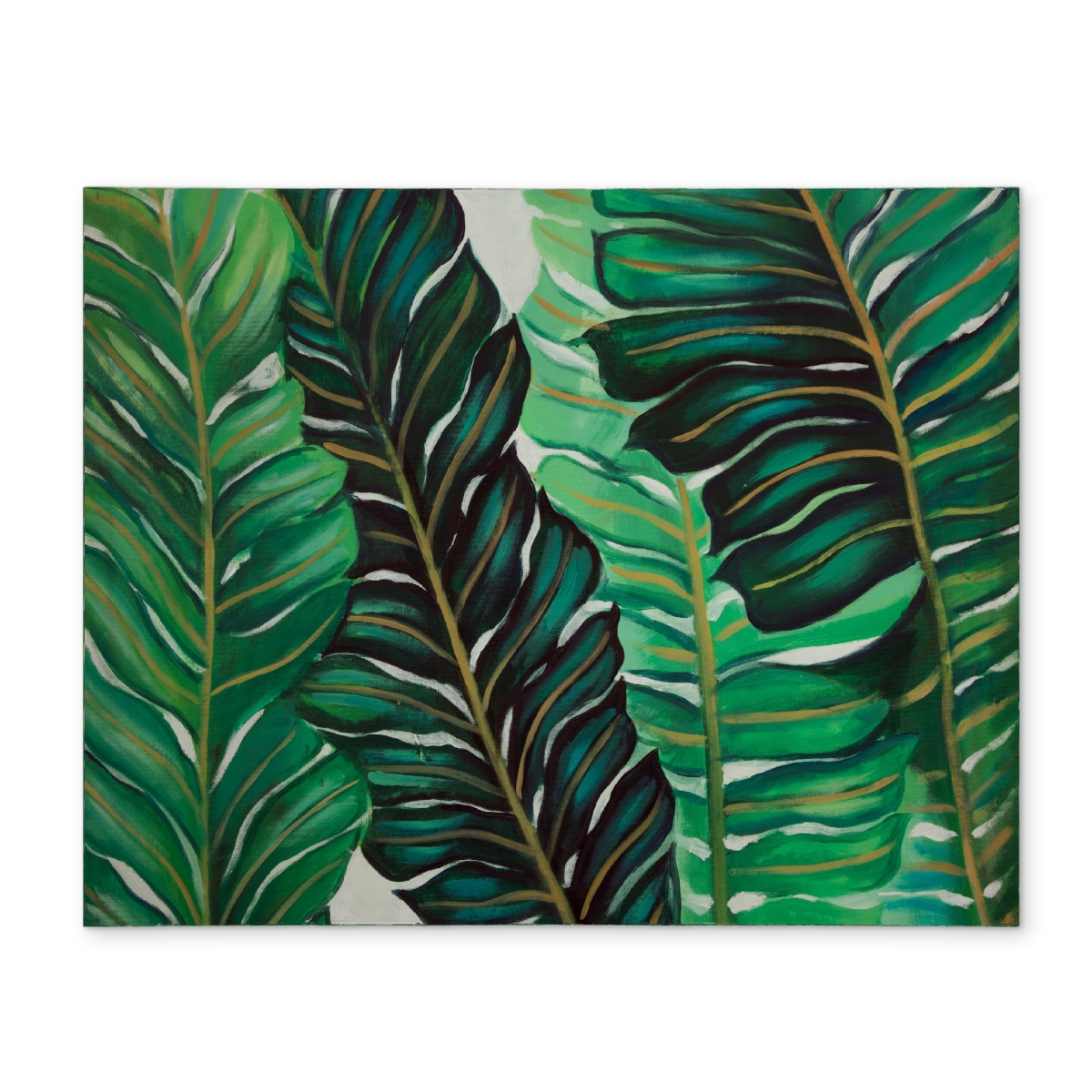 Picture of Begin Home Decor CPPM1418WDM4AP 14 x 18 in. Exotic Botanical Polyester Placemat - Home Decor Leaf Design