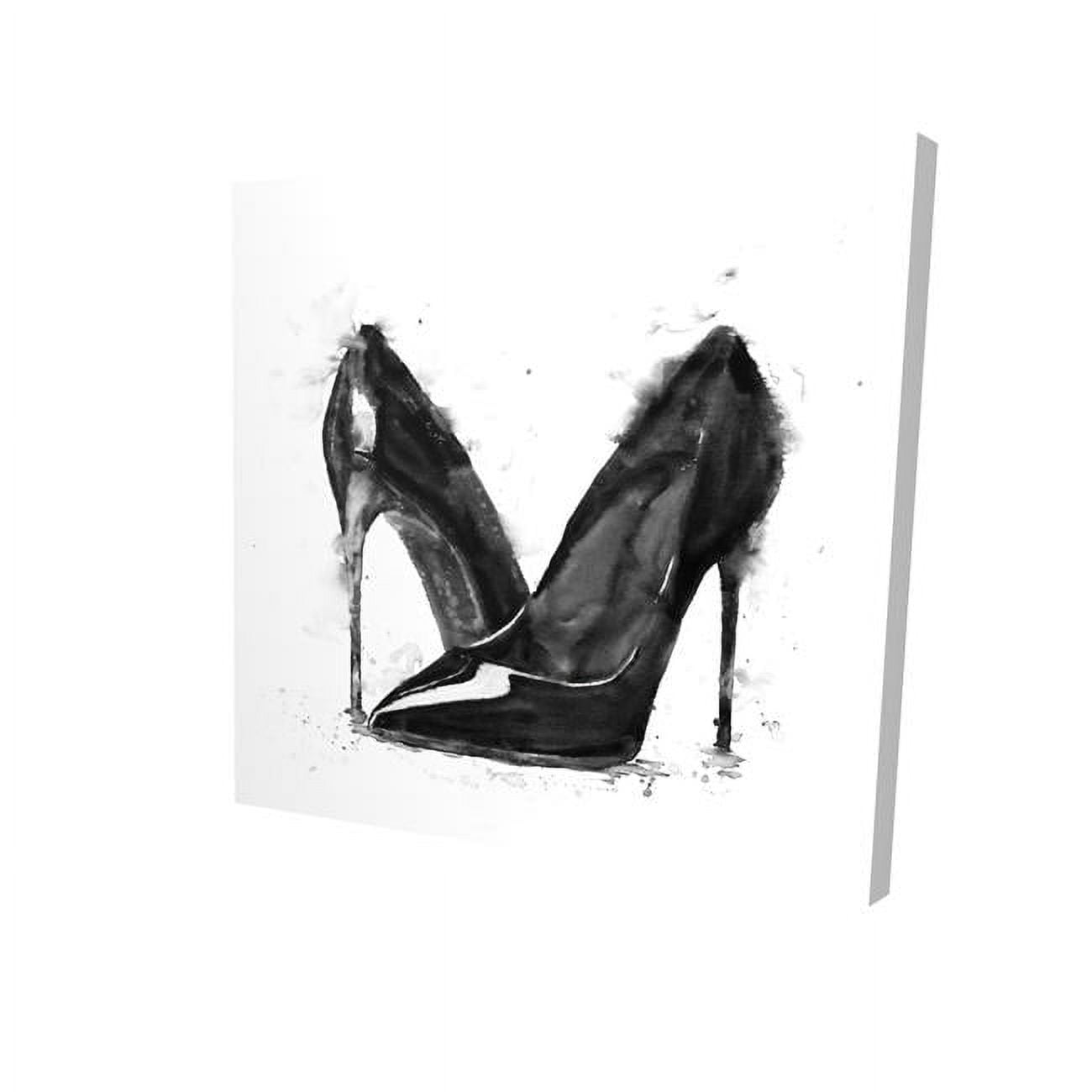 32 x 32 in. Black High Heels Shoes-Print on Canvas