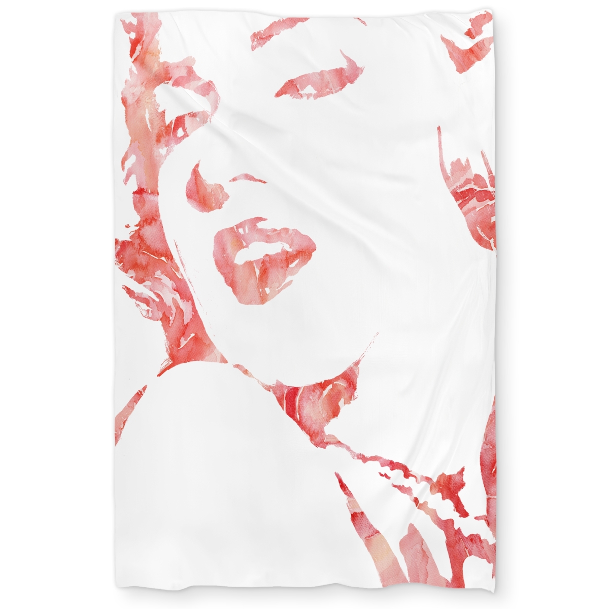 C1DCTXLWHNFJMT Glamor Marilyn Monroe Flowers Figurative Twin Size Extra Long Duvet Cover - Decor