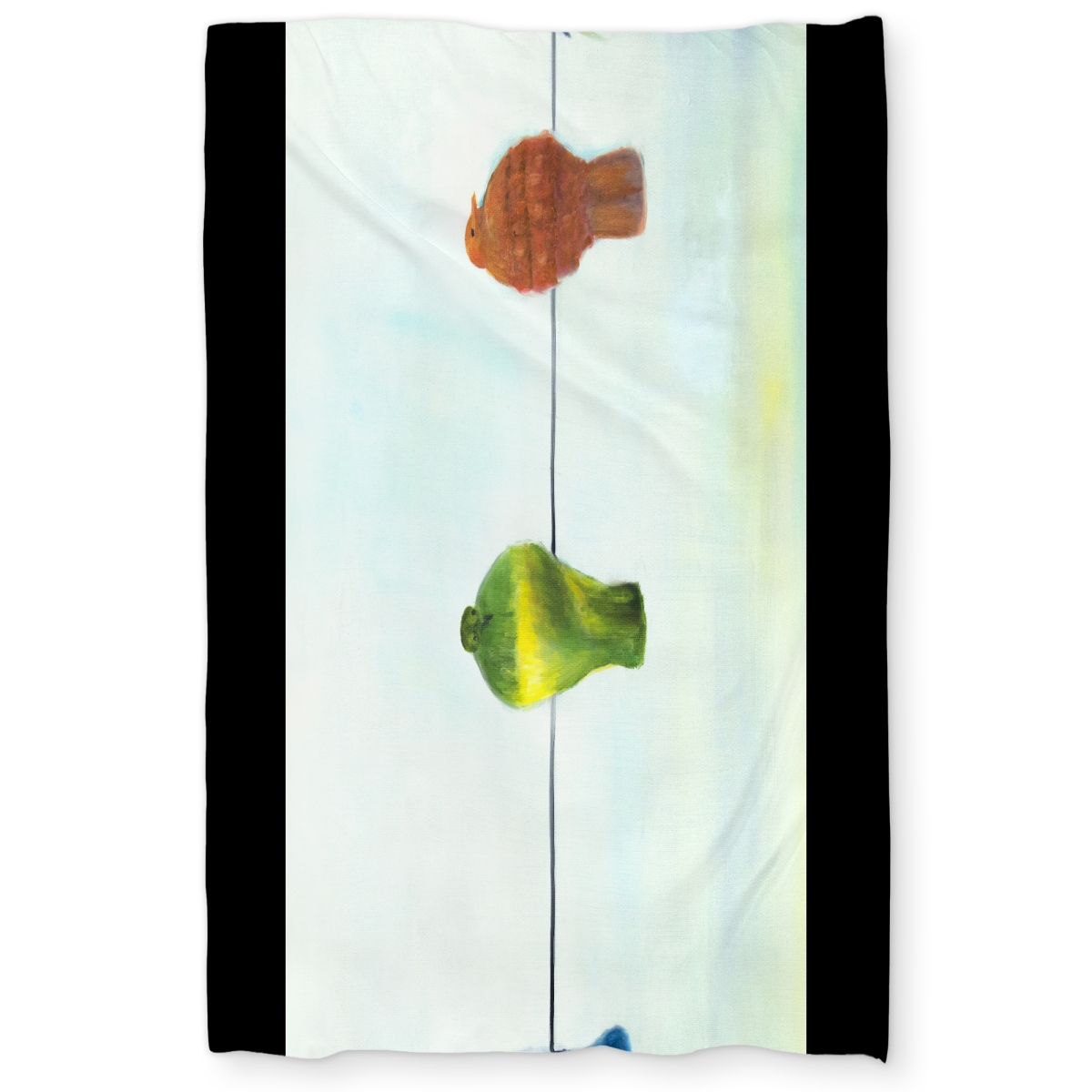 C1DCTXLWIT0QMG Perched Abstract Birds Twin Size Extra Long Duvet Cover - Animals Bedroom Decor