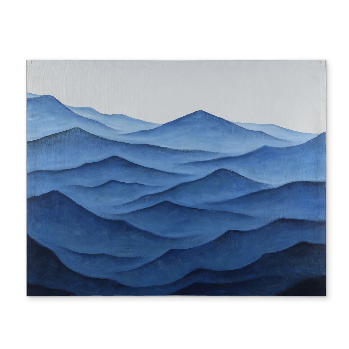 Picture of Begin Home Decor CPPM1418QKOUB1 14 x 18 in. Sea Blue Coastal Placemat - Dark Calm Ocean Waves Decor