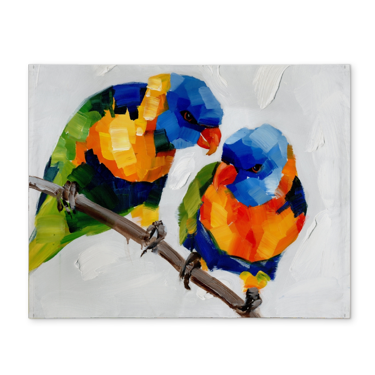 Picture of Begin Home Decor CPPM1418QBYEI0 14 x 18 in. Contemporary Parrot Placemat - Bedroom Decor && Polyester