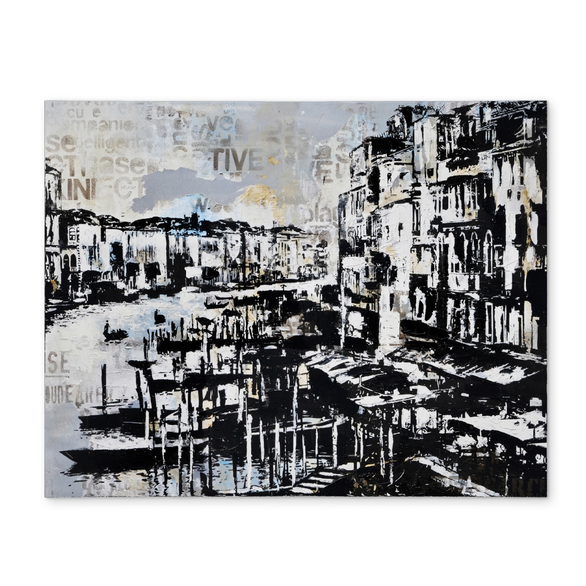 Picture of Begin Home Decor CPPM1418UOK4GC 14 x 18 in. Abstract Venise Port Bedroom Blue Placemat - Home Decor