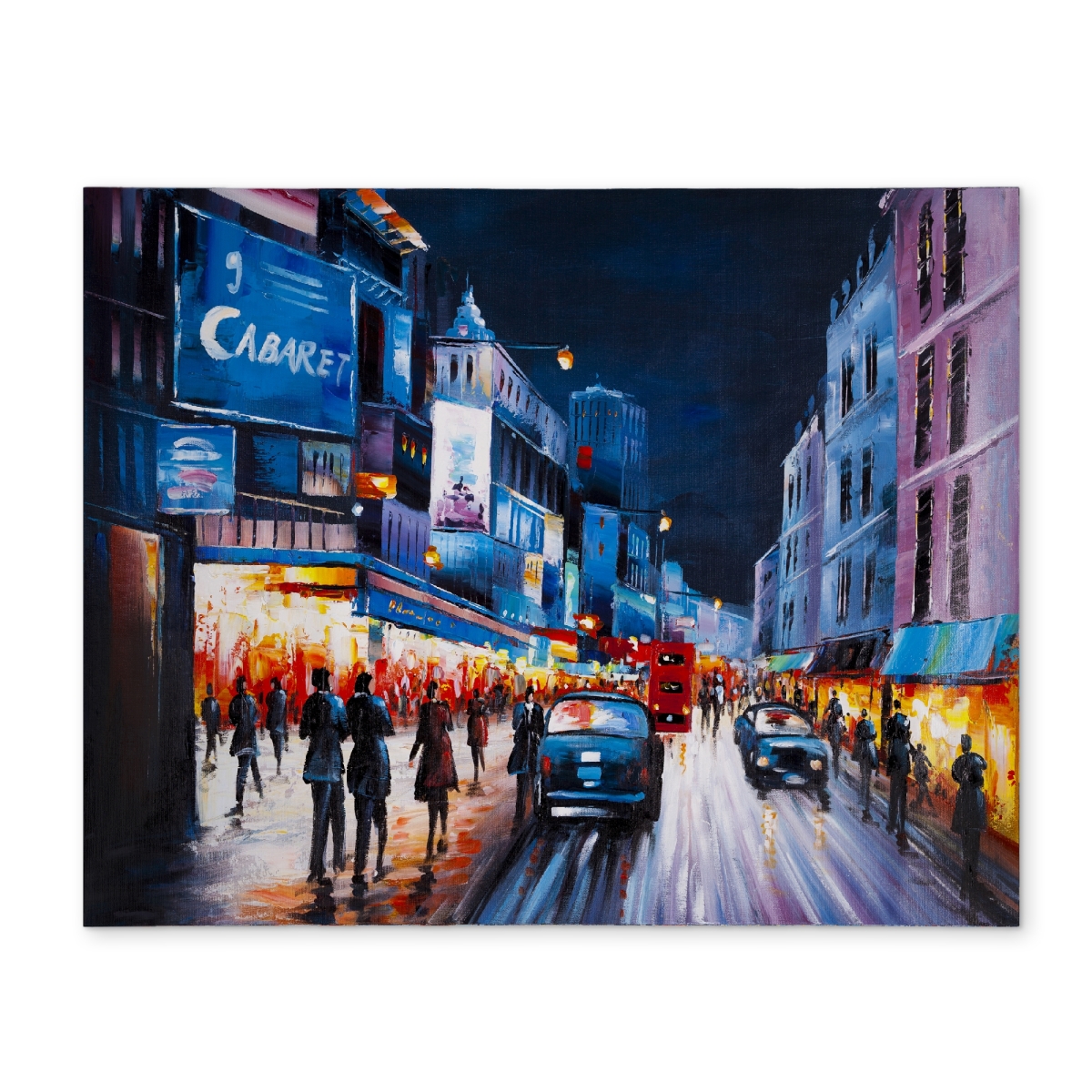 Picture of Begin Home Decor CPPM1418TH71TT 14 x 18 in. Cabaret Evening Polyester Placemat - Modern Bedroom Decor