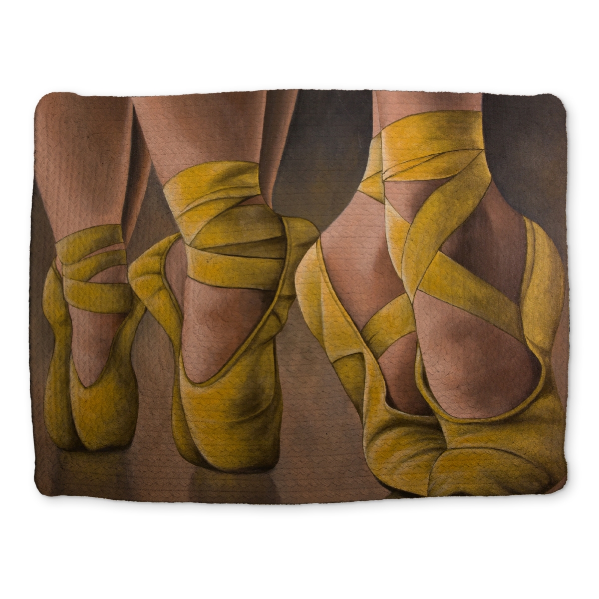Picture of Begin Home Decor CBPM14186QM4A2 14 x 18 in. Synchronized Ballerinas Braided Polyester Placemat - Home Decor